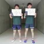 男子ダブルス3位　川井田・池田組（高知工科大学）