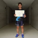 男子シングルス3位　山本選手（高知工科大学）