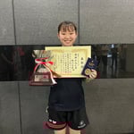 女子シングルス優勝　姥沢（新潟大学）