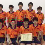 男子団体準優勝　東北大学