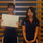女子団体B優勝　富山大学