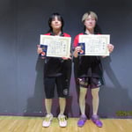 男子ダブルス準優勝　佐藤 海翔・比嘉 要太（新潟大学）