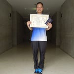 女子シングルス3位　田中選手（大阪大学）