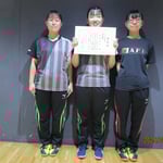 女子団体戦B準優勝　山口大学