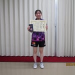 女子シングルス3位　古川未夢羽(広島大学)