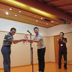 シニア男子・女子の部表彰（神戸大学Ａ）