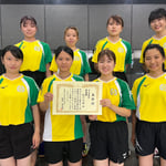 女子団体準優勝　信州大学