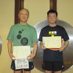 20回連続出場者（鈴木さん、平島さん）