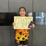 女子シングルス3位　古川（広島大学）