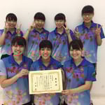 女子団体3位　広島大学