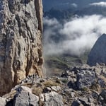 Depuis le pic d'Ansabère la grande aiguille et le spigolo 