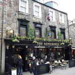 to one of my favourite pubs in Edinburgh, a victorian original
