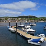 the harbor in Campbeltown