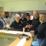 at the amber bar in the Scotch Whisky Experience 