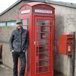 with our Local Hero (Benjamin is really british!)