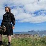 St. Columba foot prints and well