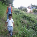 ゆとり家から下る道