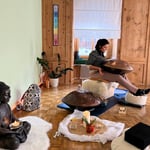 Handpan in Kombination mit Yoga