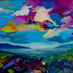 landscape 1  50 x 70 cm  Öl auf Leinwand (gerahmt)