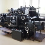 Heidelberger Zylinder im Format 54 x 72cm aus dem Jahre 1958