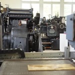 Drucksaal mit Heidelberger Druckmaschinen (1948 - 1984)