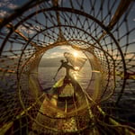 Fisherman at Inle Lake, Myanmar     © Stephan Stamm