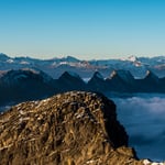 Säntis The Mountain (Appenzell, Switzerland) - The spectacular Churfirsten range     © Stephan Stamm