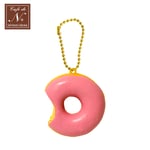 Cafe de N Bitten Donut Super Squishy (Strawberry)