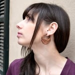 Wooden Swan Tribal Earrings OGE-001