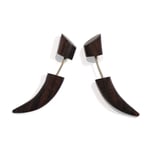 Wood Talon Buffalo Tribal Earrings OGE-006