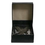 Black Wood Flower Circle Drops Tribal Earrings OGE-010