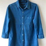 ＃００６：７分袖綿麻シャツ／メンズ＿２１６g