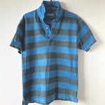 ＃０１６：ボーダーラガーシャツ半袖／メンズ＿２５４g（厚手）