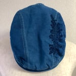 左サイドにコットンレースモチーフ、ビジュー３