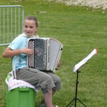 accordéon à l'arrivée