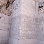 Liste des noms des soldats gravés 