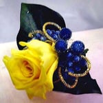 ￥1800　6×5x3　プリザーブドフラワーコサージュ