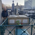 Tombe de leurs fondateurs Père Coudrin et  la Mère Aymer de la Chevallerie