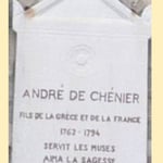 Tombe du poète André Chénier