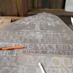 Letter cutting preparation