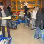 Im Flohmarkt wurden neben zahlreichen Büchern auch noch Spiele und CD´s angeboten