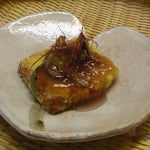 揚げウコン豆腐イタドリソテー