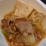 肉豆腐 エネルギー；96㌔㌍　　タンパク質；7.2㌘　　塩分；0.7㌘