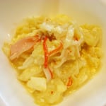 豆腐とかにかまのとろみ煮 エネルギー；63㌔㌍　　タンパク質；4.4㌘　　塩分；0.8㌘