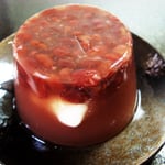 ぜんざい風プッチン羊羹