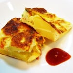 ポテトオムレツ エネルギー；50㌔㌍タンパク質；3.0㌘塩分；0.3㌘