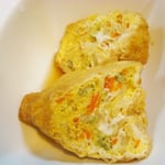 卵の巾着煮 エネルギー；108㌔㌍　　タンパク質；7.9㌘　　塩分；0.8㌘