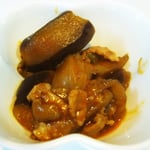 なすのトマト煮 エネルギー；39㌔㌍　タンパク質；1.5㌘　　塩分；0.5㌘