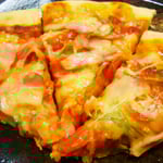 手作りピザ エネルギー；55㌔㌍　　タンパク質；2.0㌘　　塩分；0.2㌘