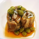 茄子ロールのあんかけ エネルギー；48㌔㌍　タンパク質；2.5㌘塩分；0.5㌘